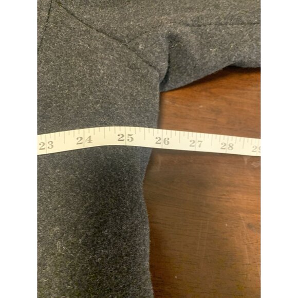 M. Julian Wool Blend Coat Size XL Button Up Black - Picture 5 of 8